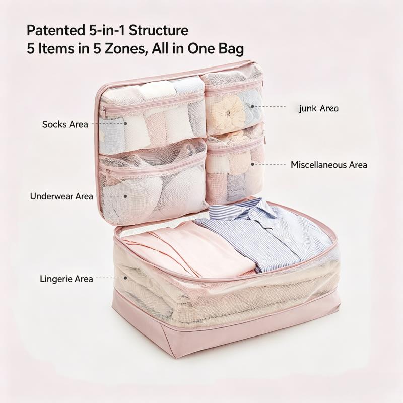 Compression Packing Cubes 5-in - Travel Accessories Packing Cubes ulasan dan harga