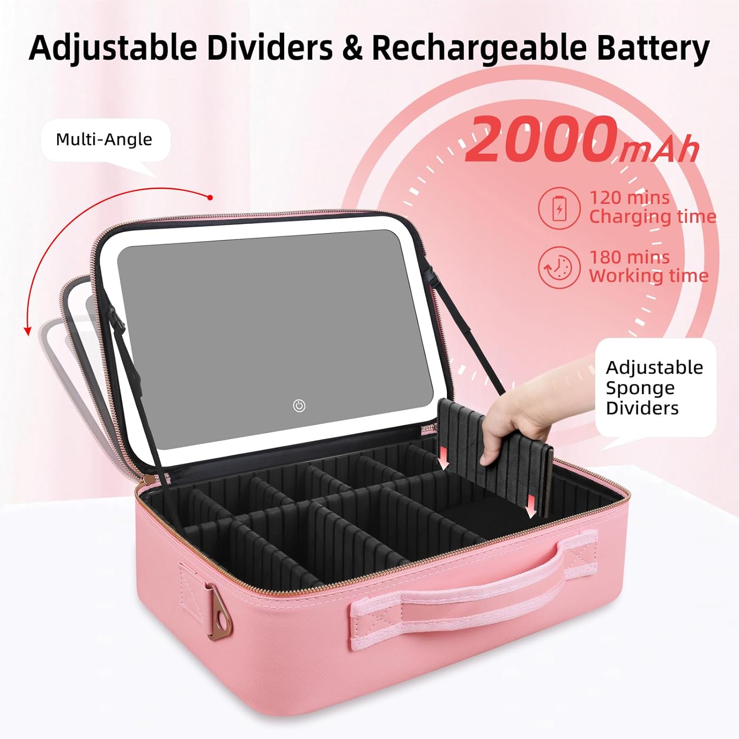 Large Capacity Makeup Bag 15'' - Travel Accessories Bag ulasan dan harga