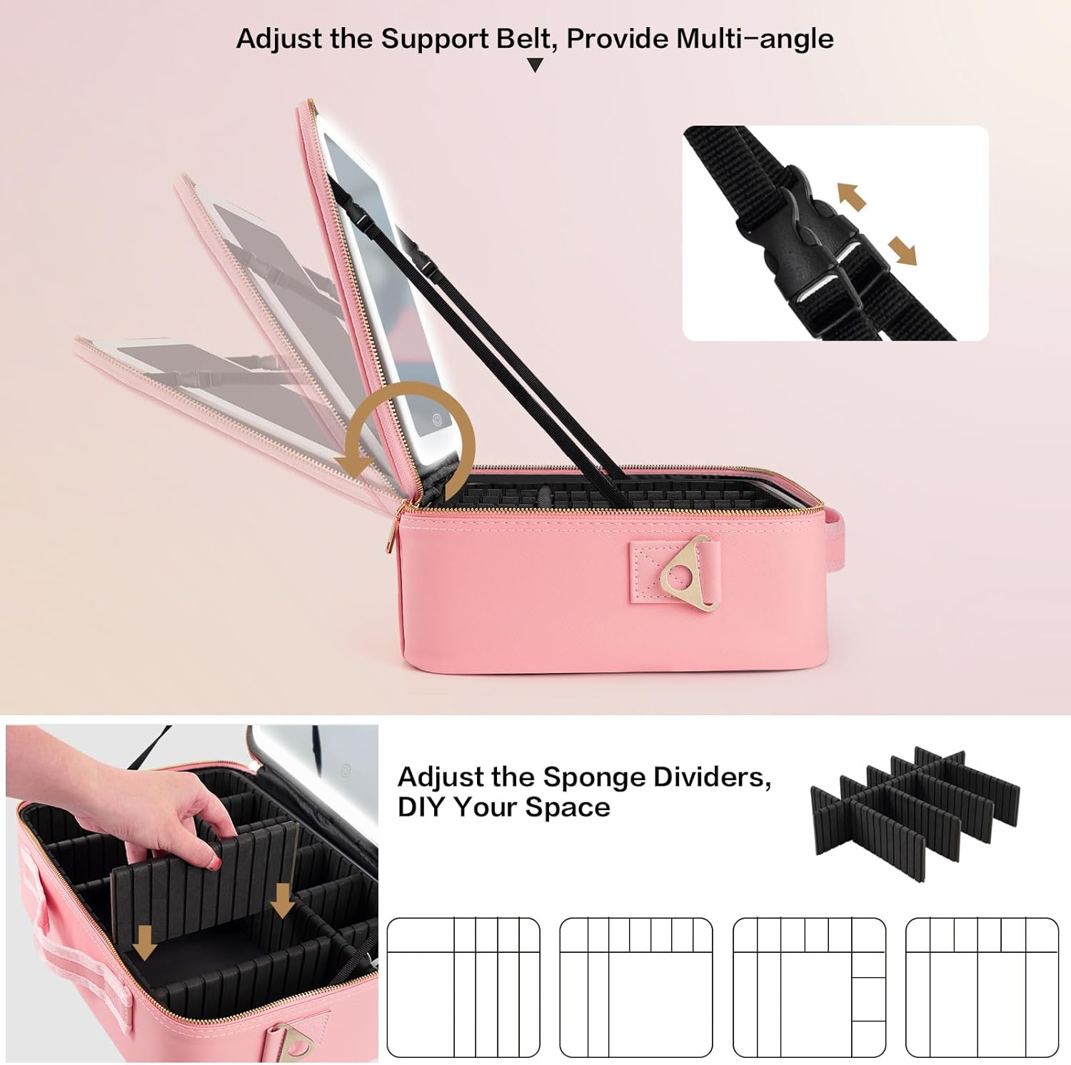 Large Capacity Makeup Bag 15'' - Travel Accessories Bag ulasan dan harga
